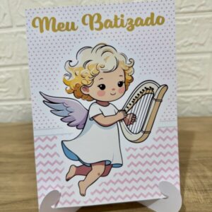 ENFEITE DE MESA PARA BATIZADO