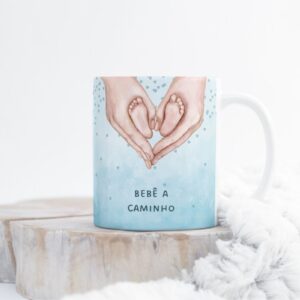 CANECA NASCIMENTO BEBÊ A CAMINHO!