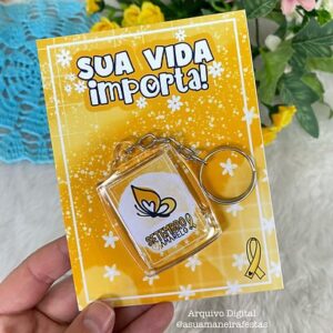 CHAVEIRO SETEMBRO AMARELO